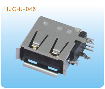 USB AF 90 DIP 侧插短体三只脚